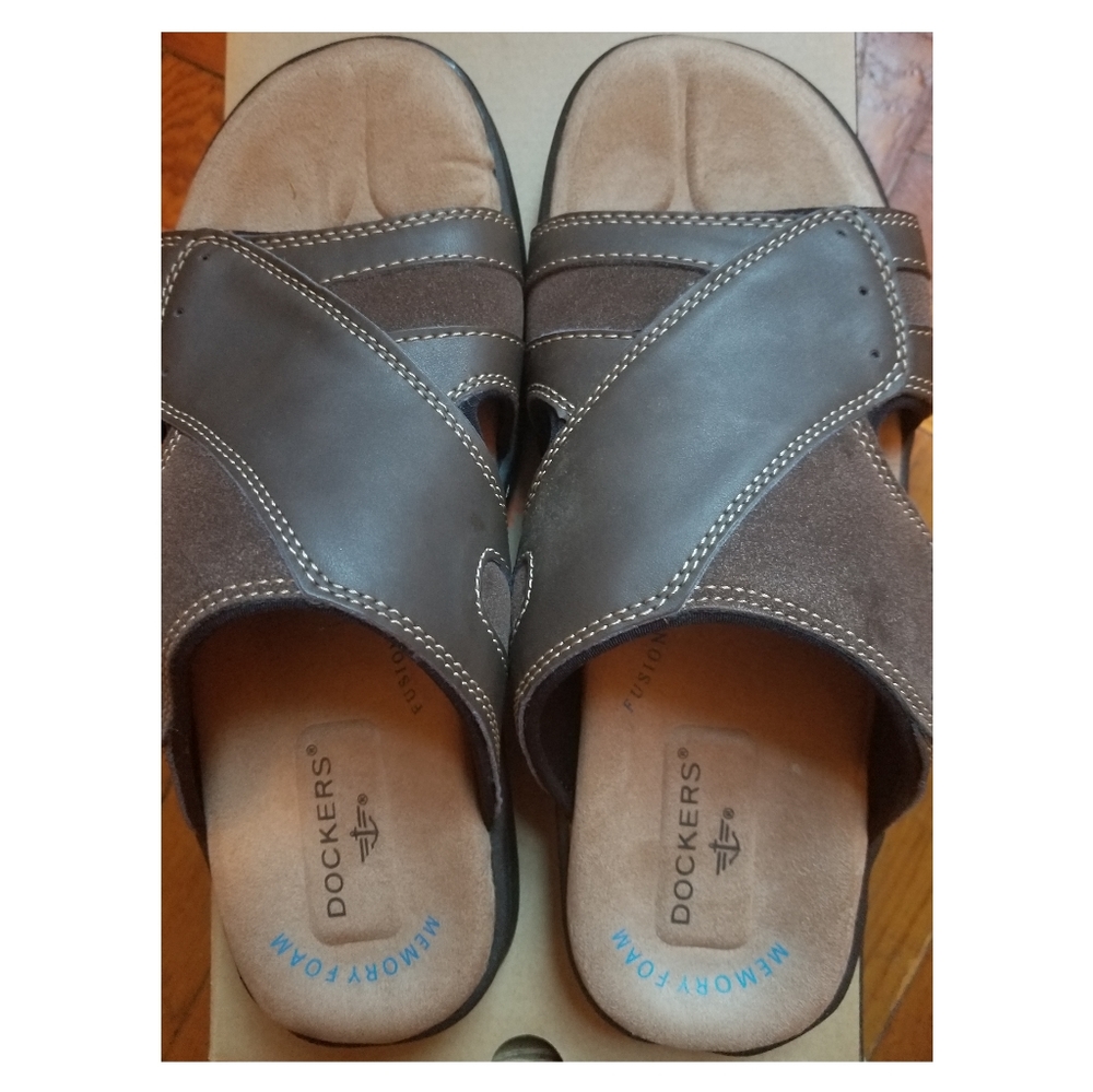 🆕️ || Men's Dockers Dark Brown Sandals Never Worn